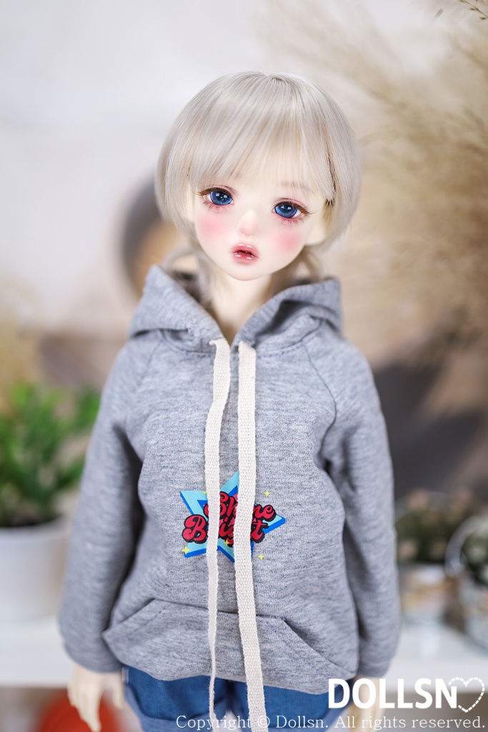 グレーフーディーパンツセット 1/4 USD