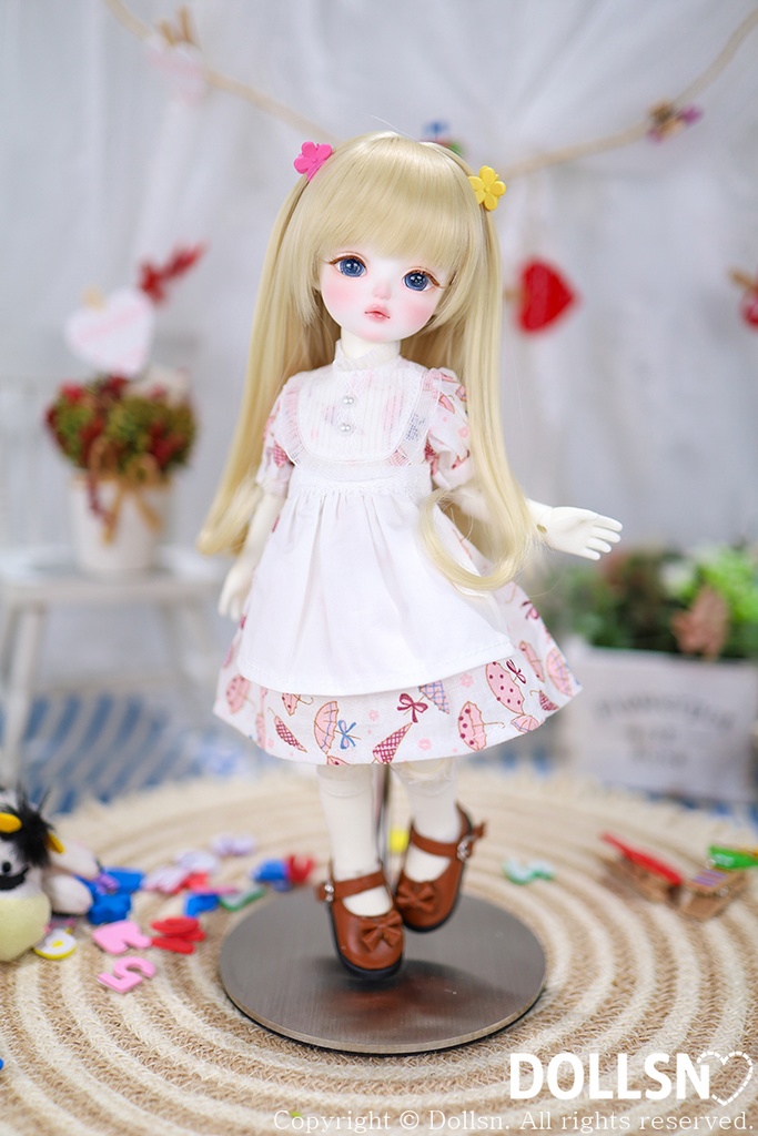 ホワイトエプロンワンピース 1/6 USD