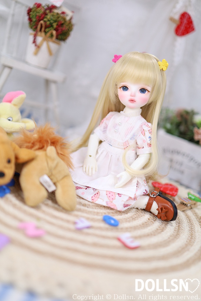 ホワイトエプロンワンピース 1/6 USD