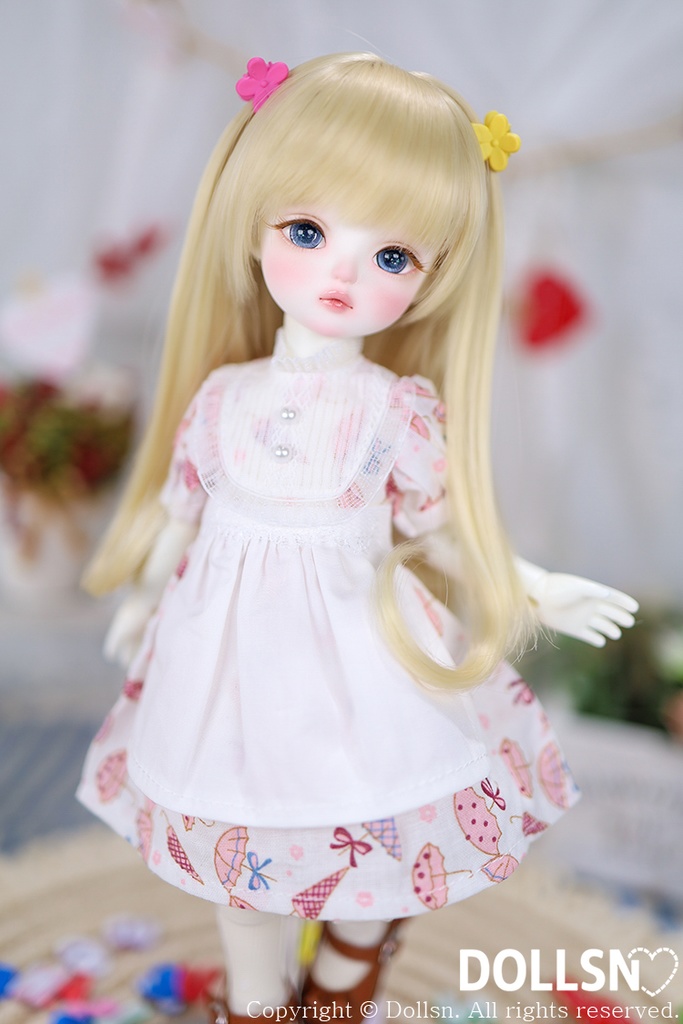 ホワイトエプロンワンピース 1/6 USD