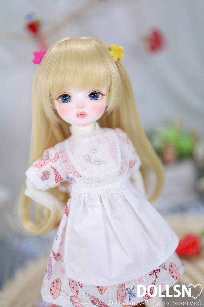 ホワイトエプロンワンピース 1/6 USD