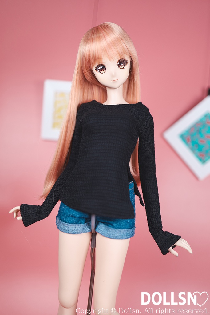 ニット ブラック 1/3 SD