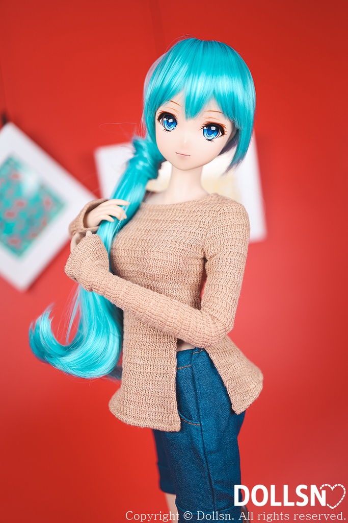 ニット ベージュ 1/3 SD