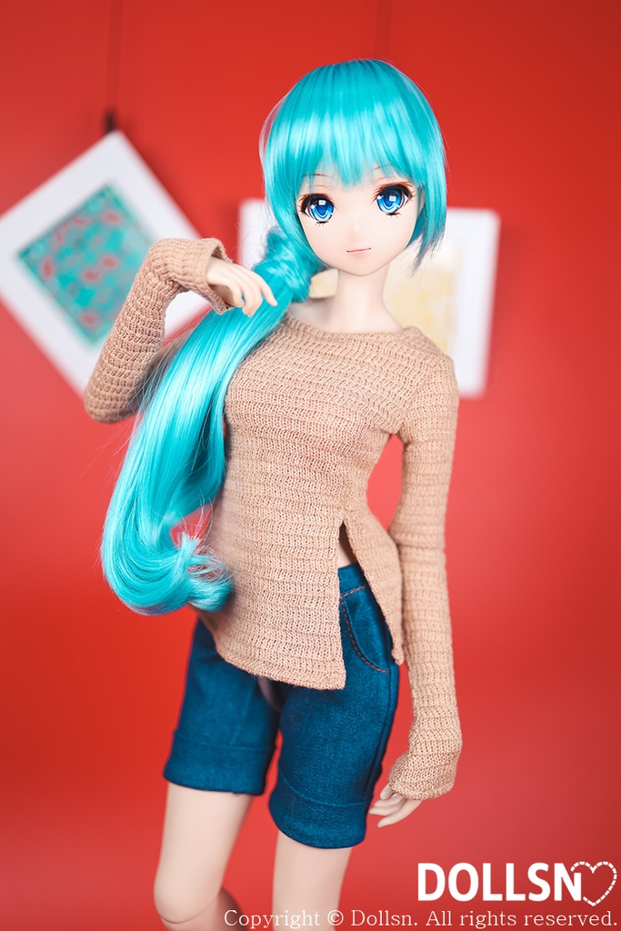 ニット ベージュ 1/3 SD