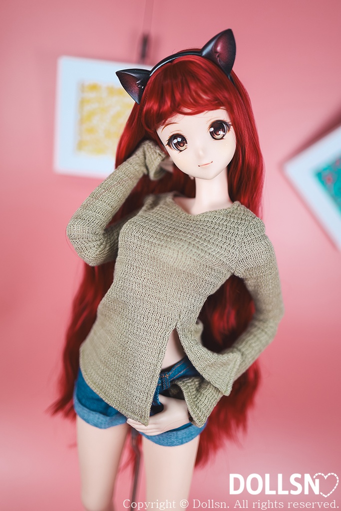 ニット オリーブ 1/3 SD