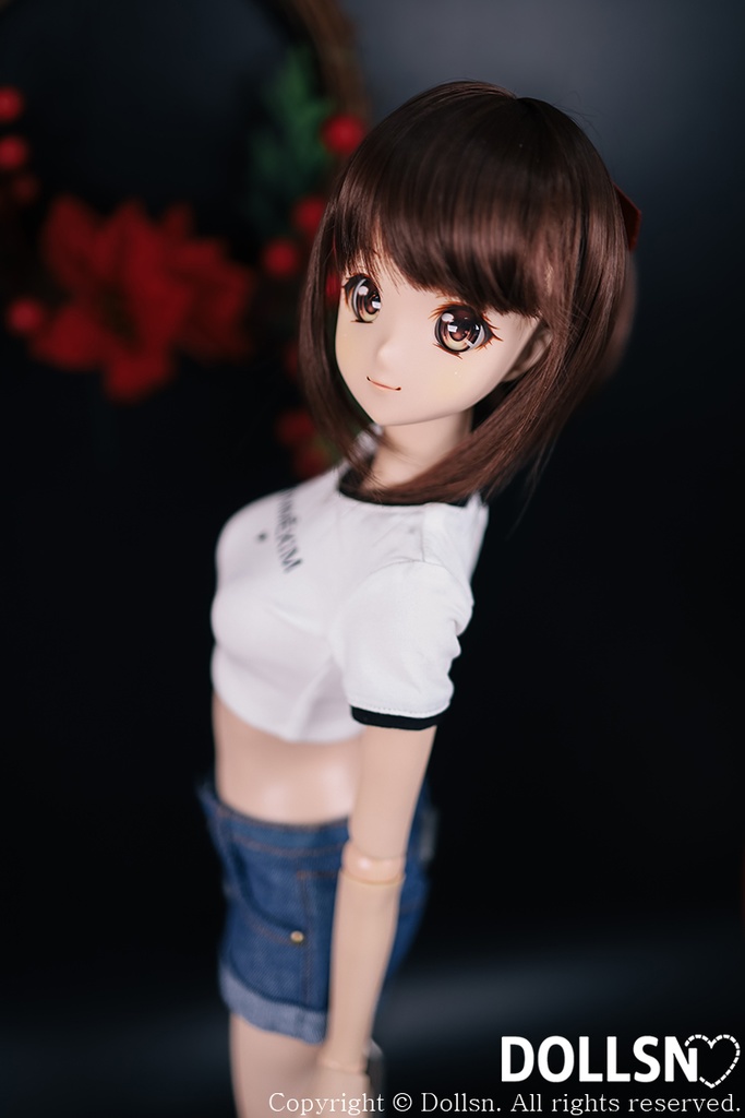 クロップTシャツホワイト 1/3 SD