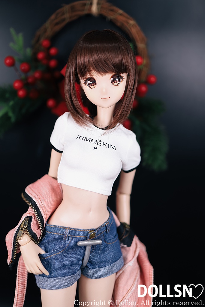 クロップTシャツホワイト 1/3 SD