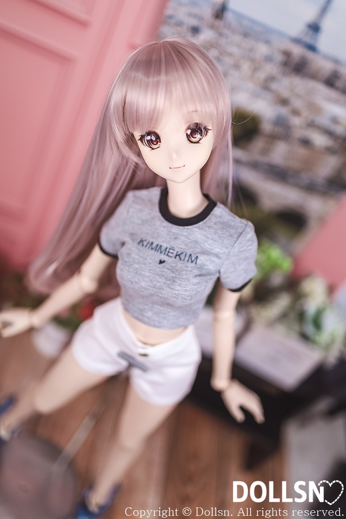 クロップTシャツグレー 1/3 SD