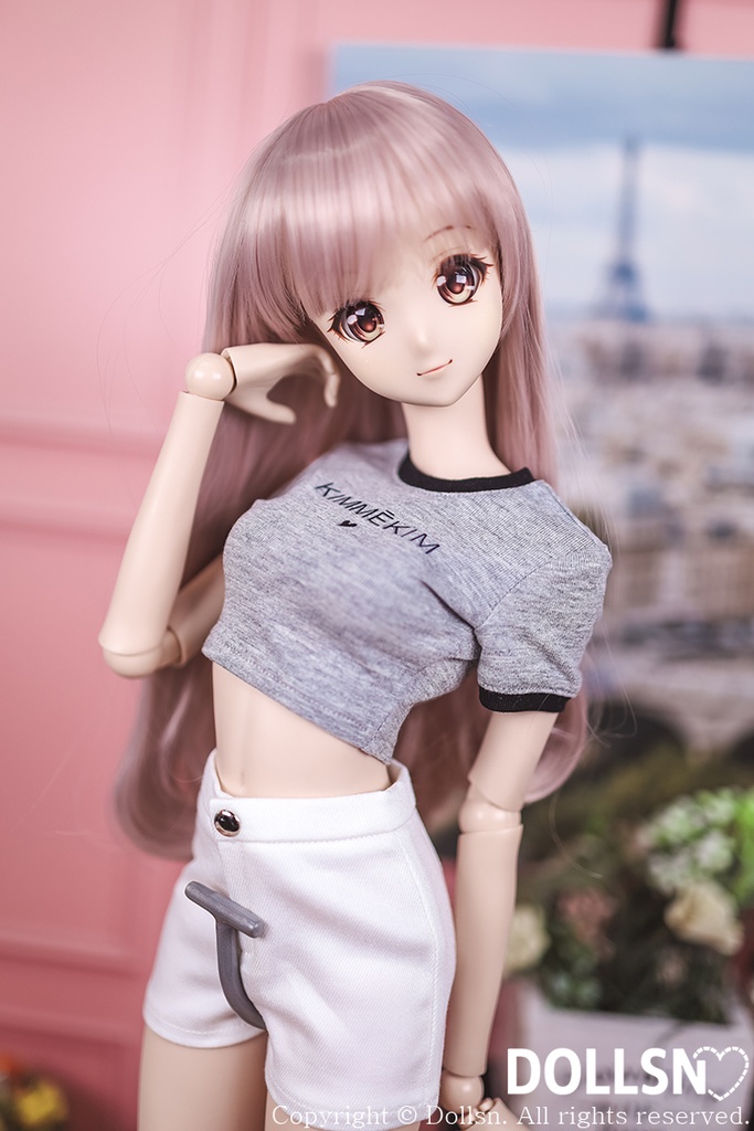 クロップTシャツグレー 1/3 SD