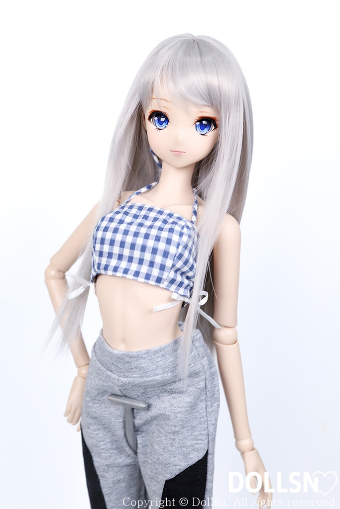 SD DDサイズ耐熱ウイッグ 8~9インチ WM-028 (グレーシルバー)