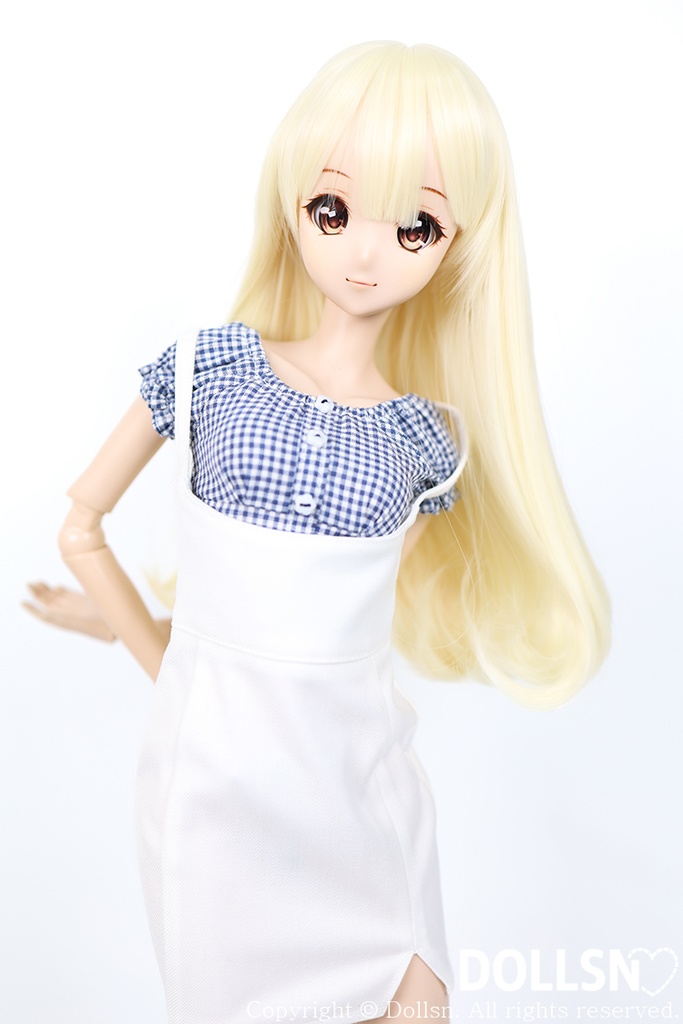 SD DDサイズ耐熱ウイッグ 8~9インチ WM-002 (プラチナブロンド)