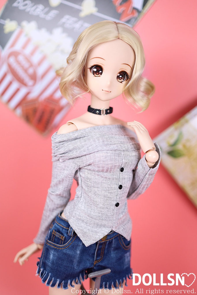 オフショルダーシャツ 1/3 SD