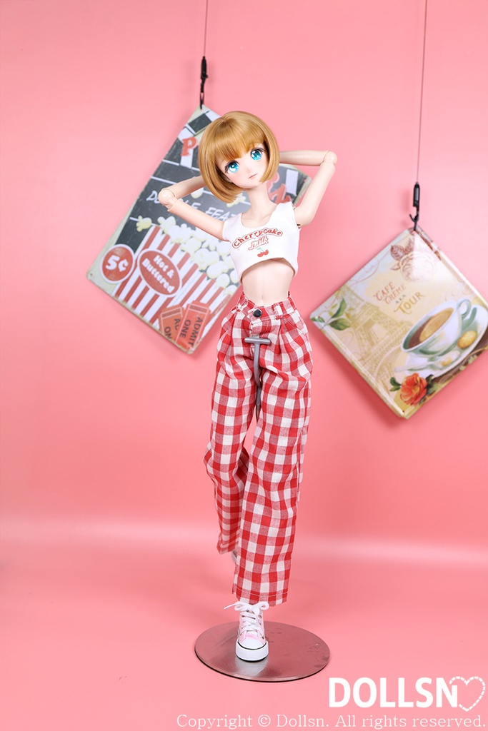 リネンパンツレッド 1/3 SD