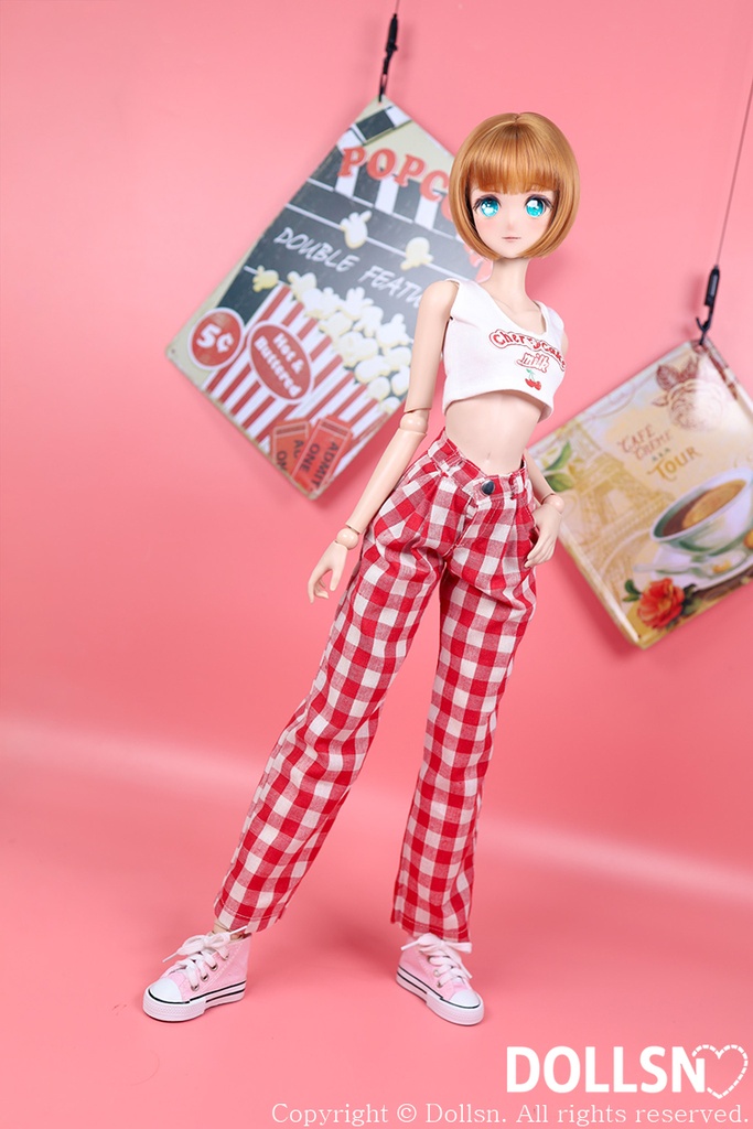 リネンパンツレッド 1/3 SD