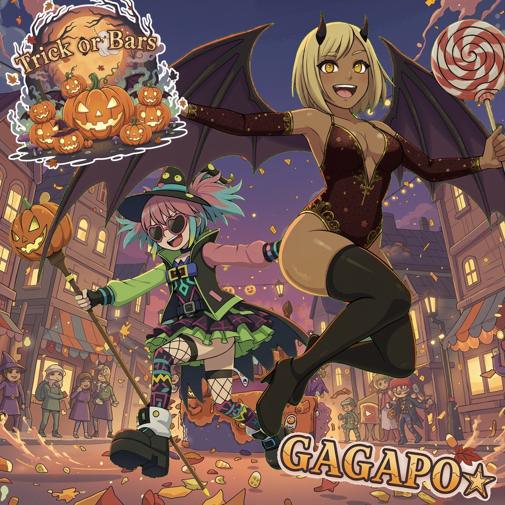 ガガポ☆2ndシングル「Trick or Bars」
