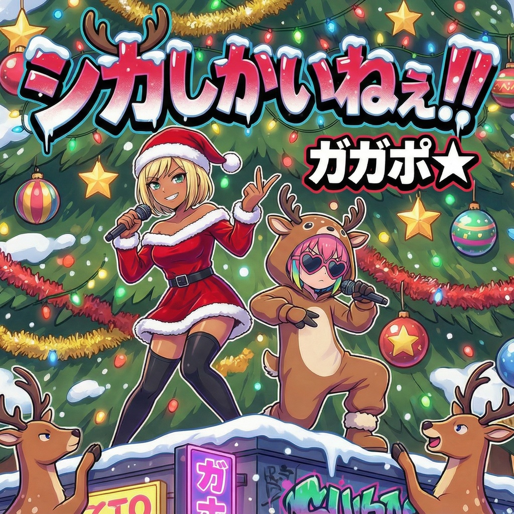 ガガポ☆4thシングル「シカしかいねぇ!!」デジタル版