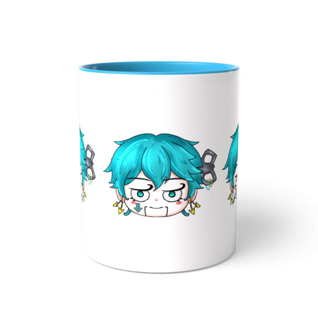 【青 傷斗】マグカップ
