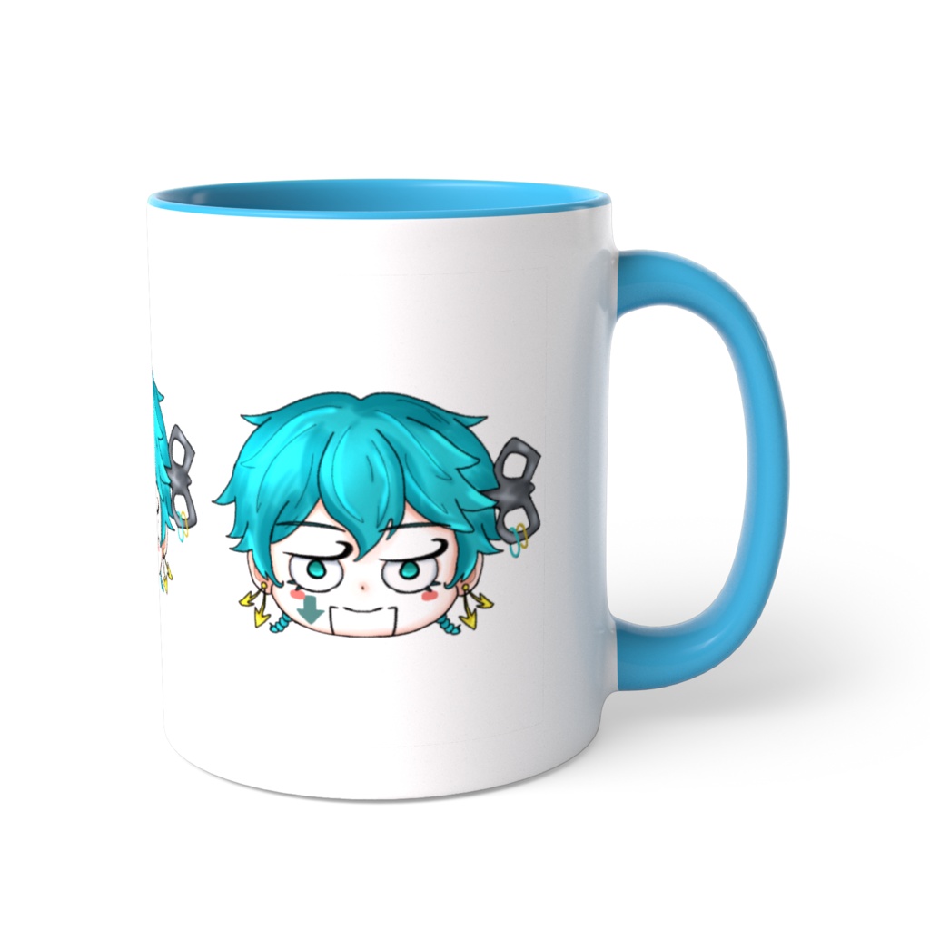 【青 傷斗】マグカップ