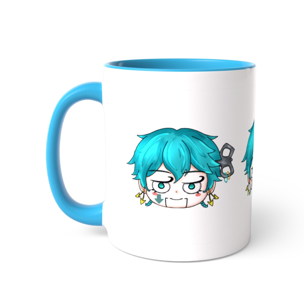 【青 傷斗】マグカップ