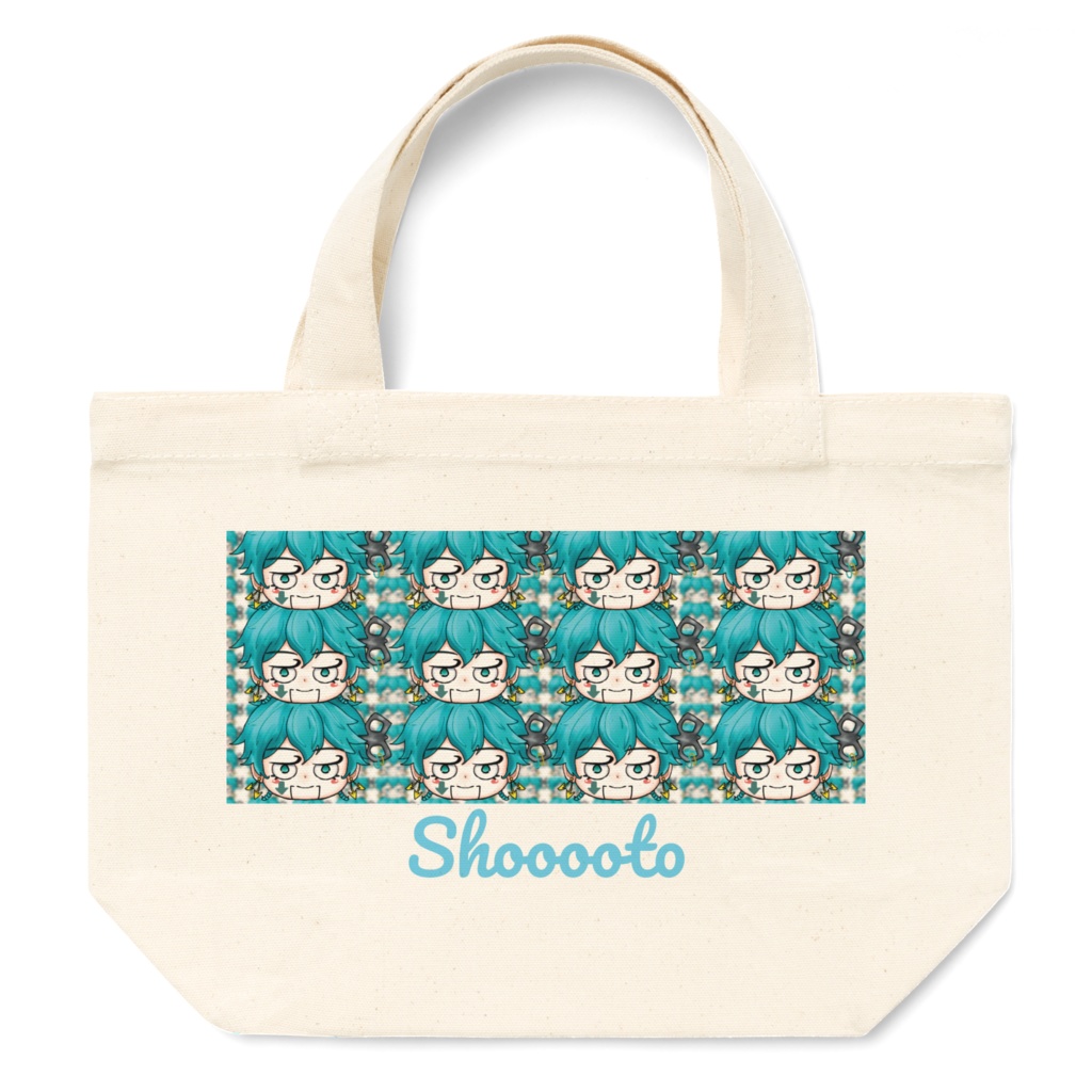 【青 傷斗】トートバッグ