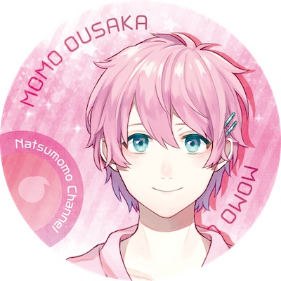 缶バッジ　モモVer　（直径57mm）