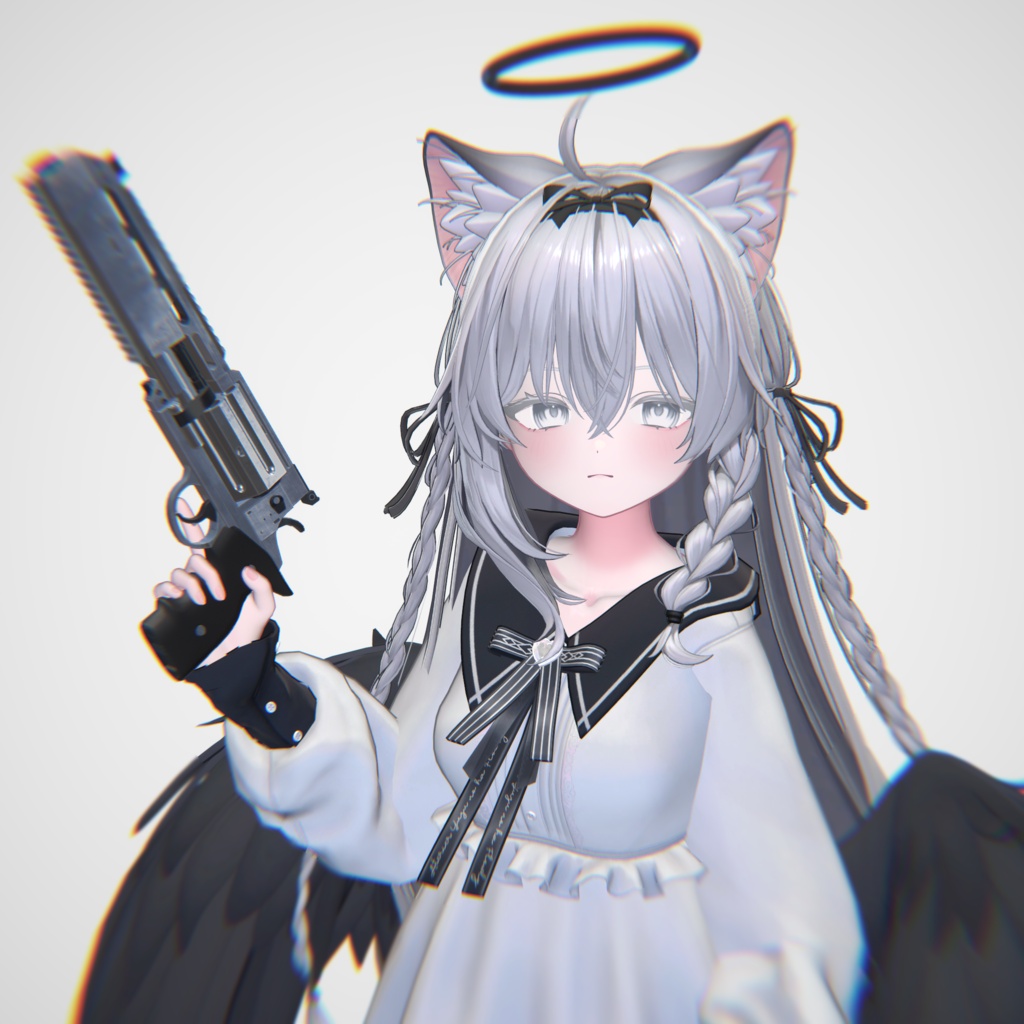 【無料配布】Assault Revolver ‐RSh-12‐【VRChat想定3Dモデル】
