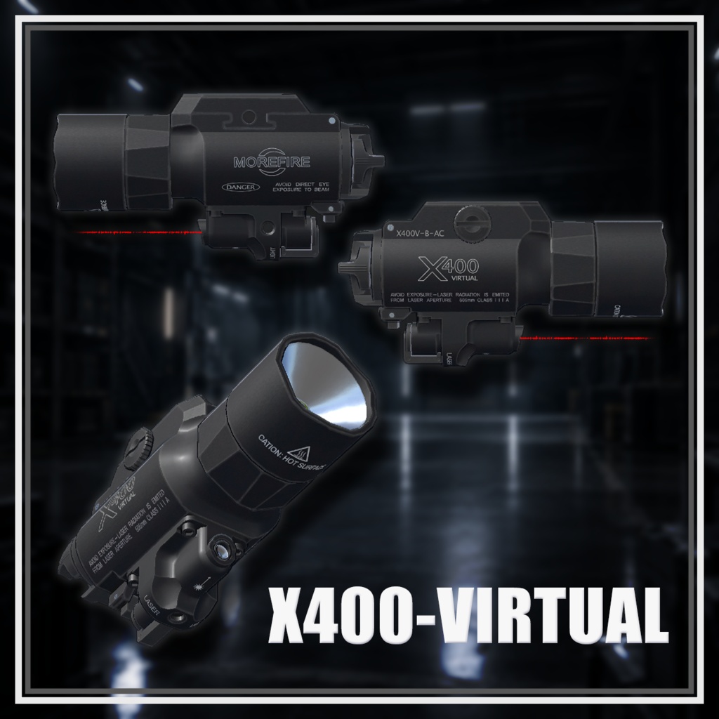 【期間限定SALE中】【VRChat想定・アバターギミック搭載】RSH-12 ‐アサルトリボルバー | ver1.0