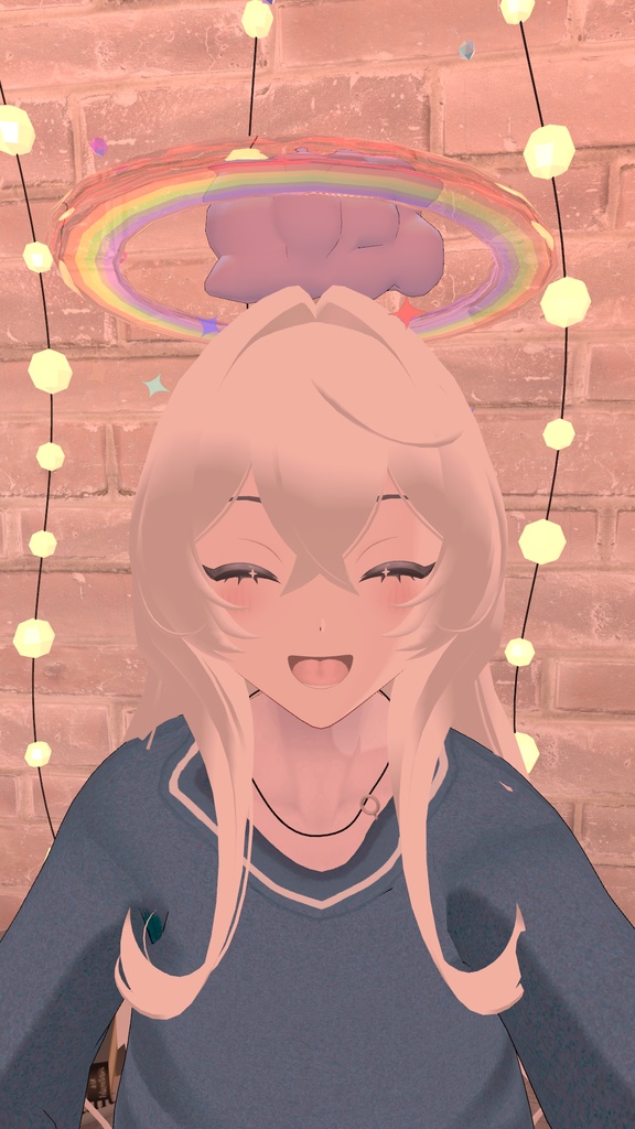 【VRCHAT】虹星&極星ヘイロー(アニメーション+パーティクル付)