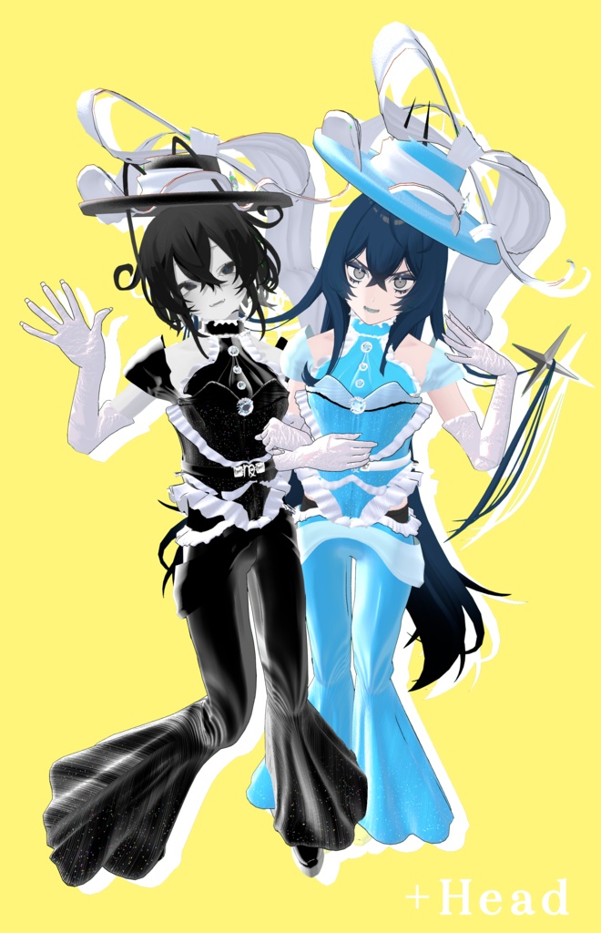 【VRCHAT】SPAAARKLES!【+Head/ラシューシャ/まるぼでぃ/しなの/森羅対応】