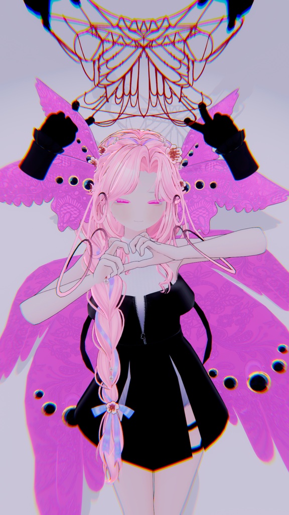 【VRCHAT】🦋 Butterfly Poet 🦋(羽耳&羽マント)