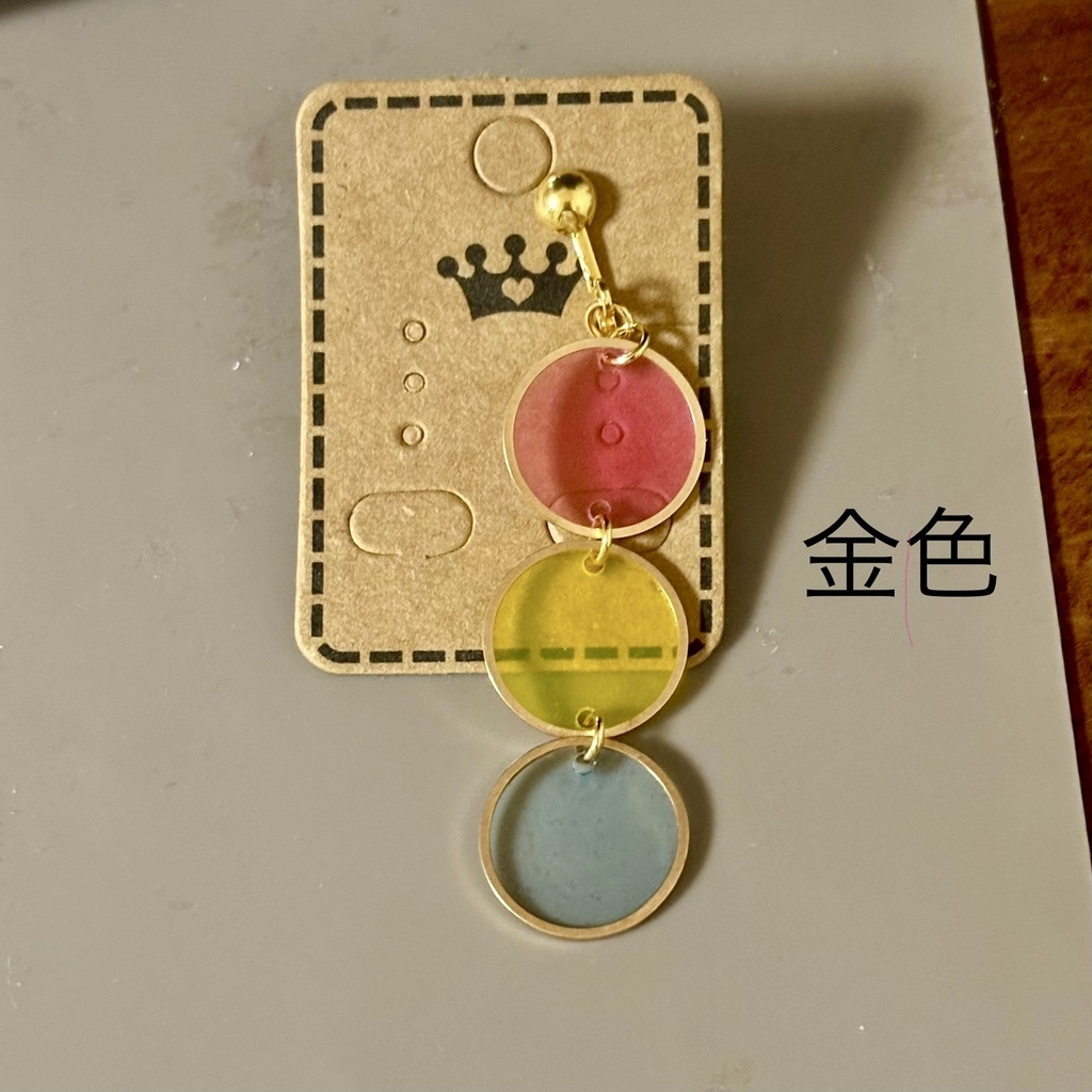 信号機イヤリング🚦(丸型)