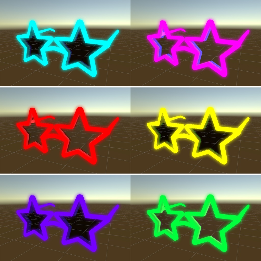 星型パリピメガネ