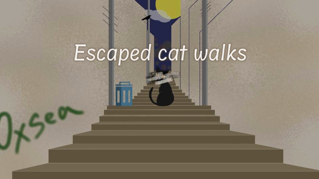 【フリーBGM】Escaped cat walks