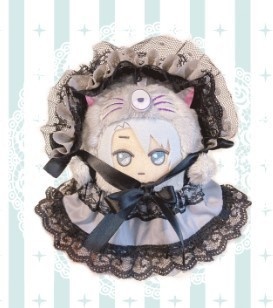 モンちゃん用ロリータ服・グレー