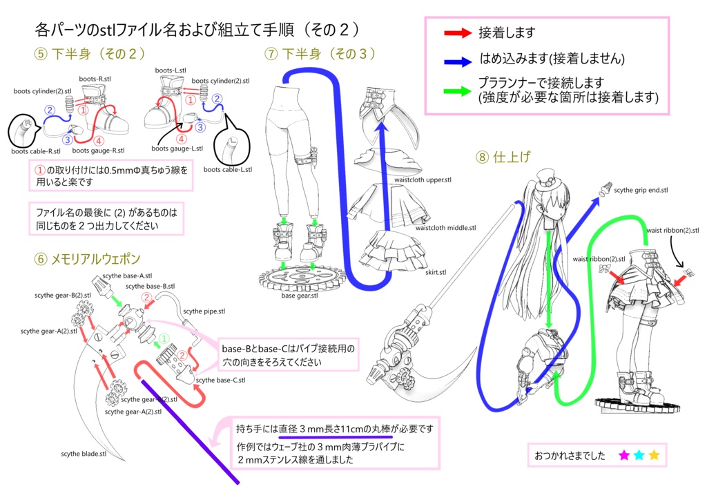 ぱすてるメモリーズ 江戸川橋美智 3Dデータ