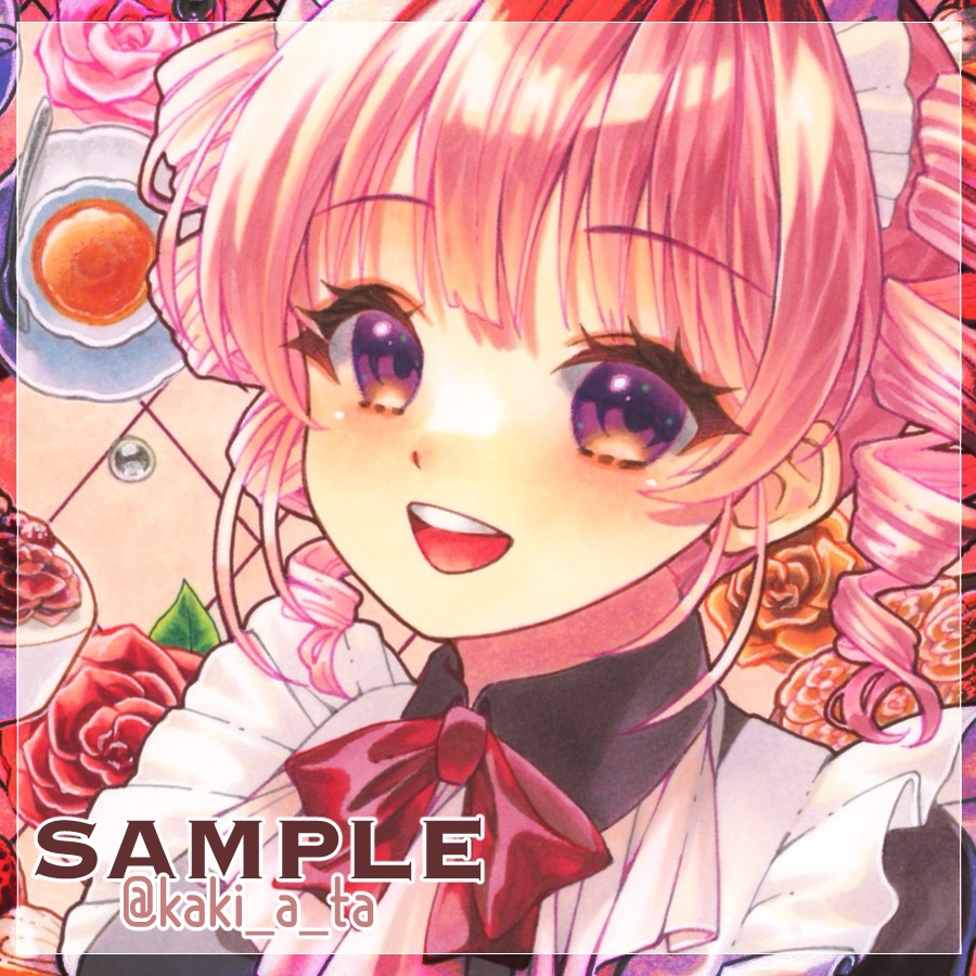 【額装原画】お茶にしましょう♪