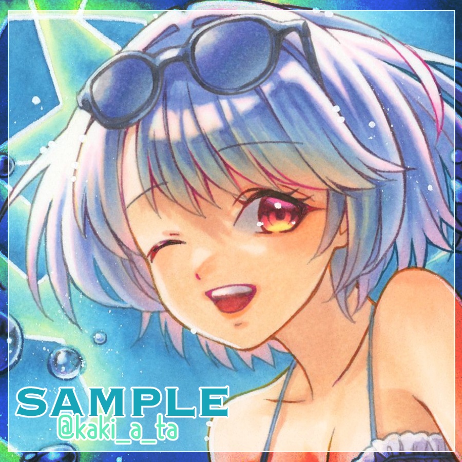 【額装原画】SPLASH SUMMER