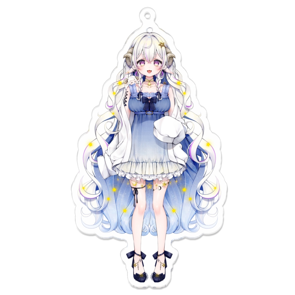 茉白わため立ち絵アクリルキーホルダー