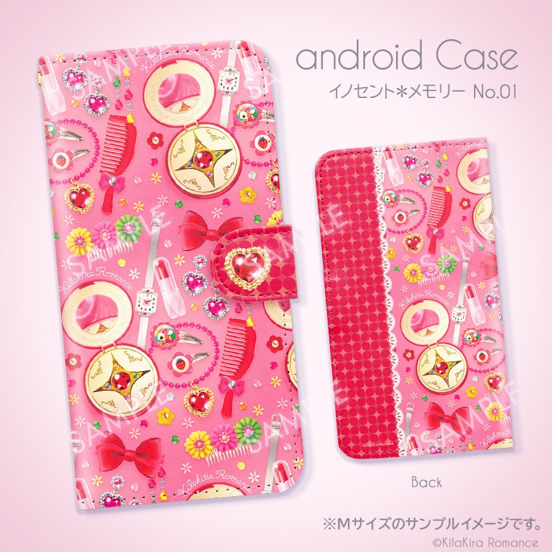 手帳型Androidケース[イノセント＊メモリー No.01]