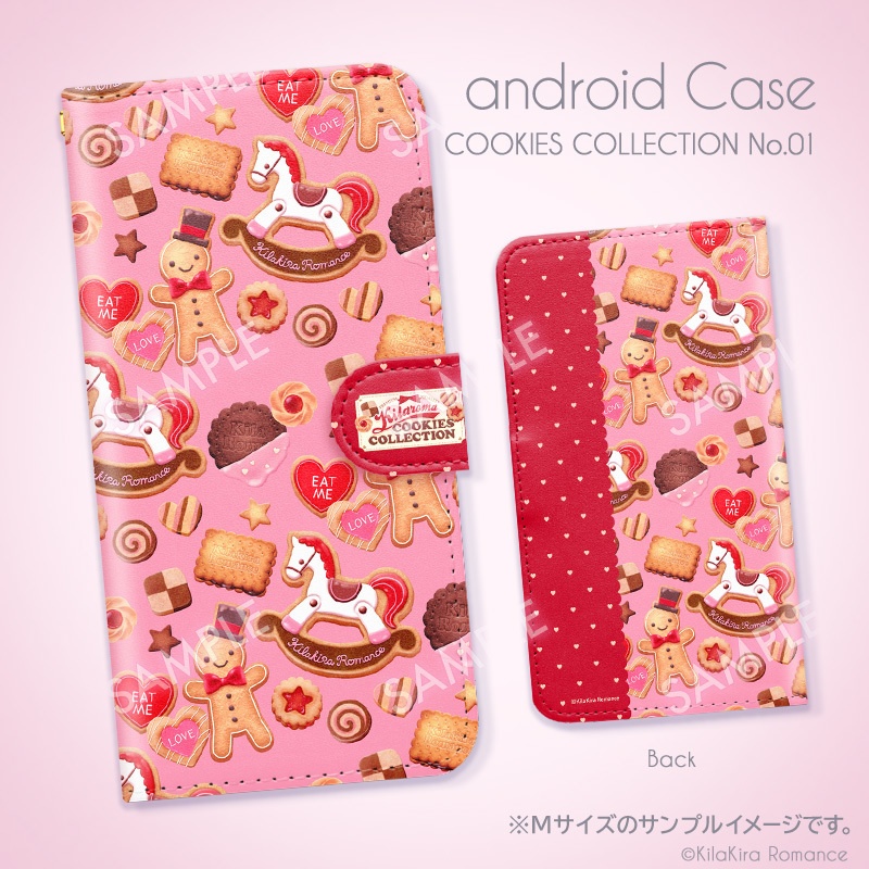 手帳型Androidケース[COOKIES COLLECTION No.01]
