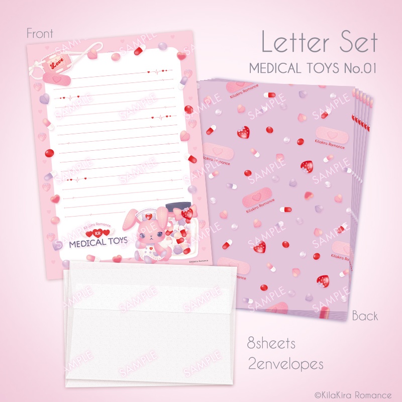 レターセット[MEDICAL TOYS No.01]