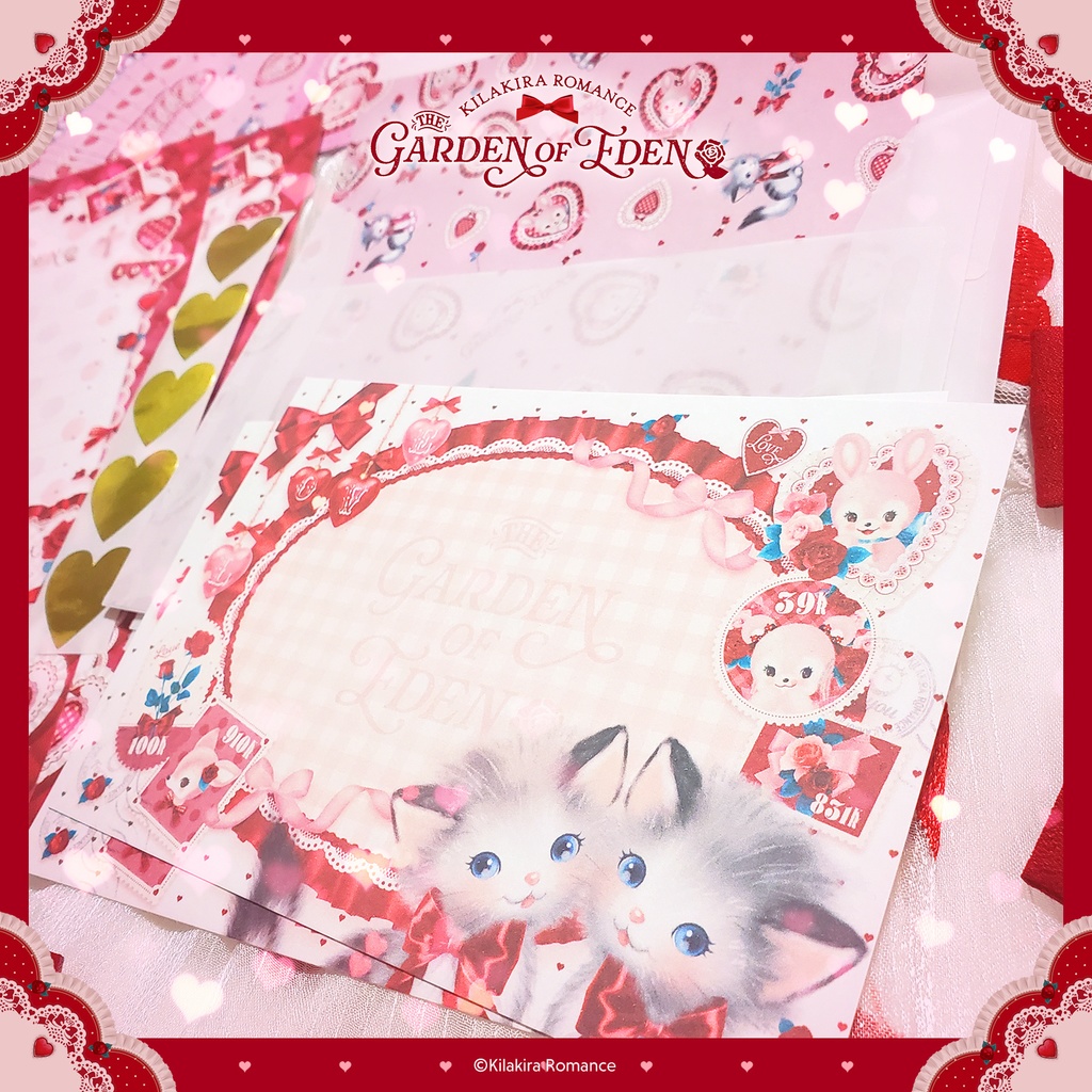 💜SALE💜レターセットDX No.37 Garden of Eden