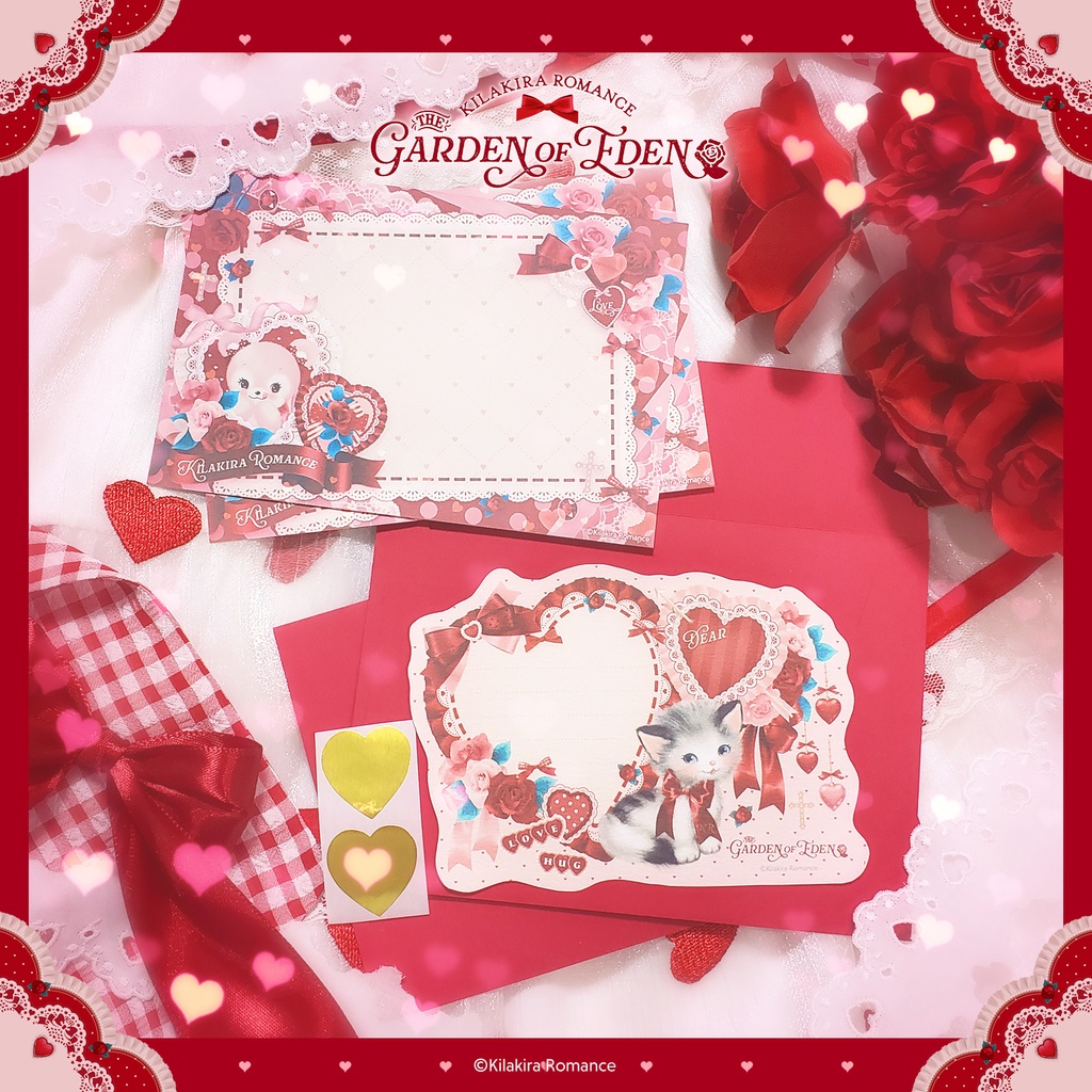 💜SALE💜グリーティングカードSET No.37 Garden of Eden