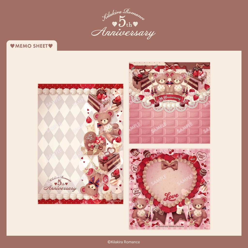 💜SALE💜バラメモ用紙 5th Anniversary