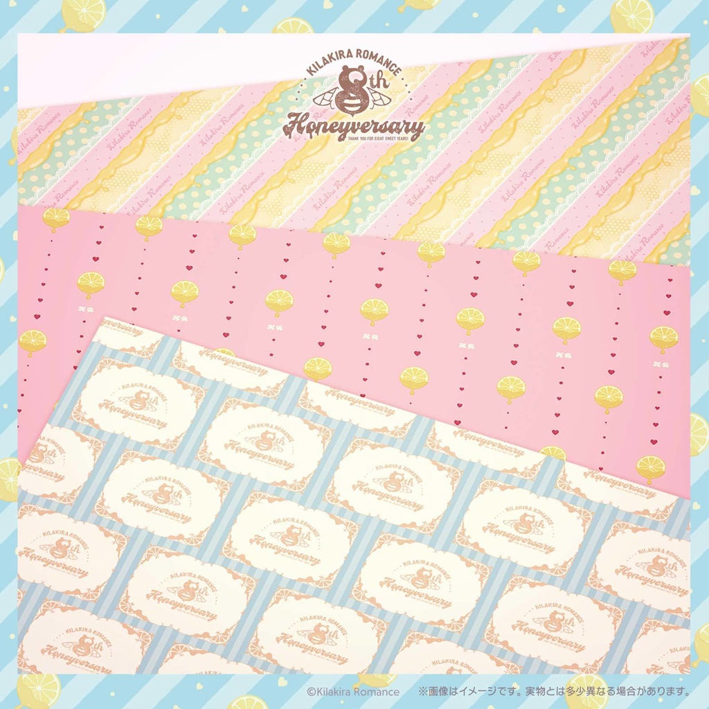 💙限定item💙デザインペーパー 8th Honeyversary