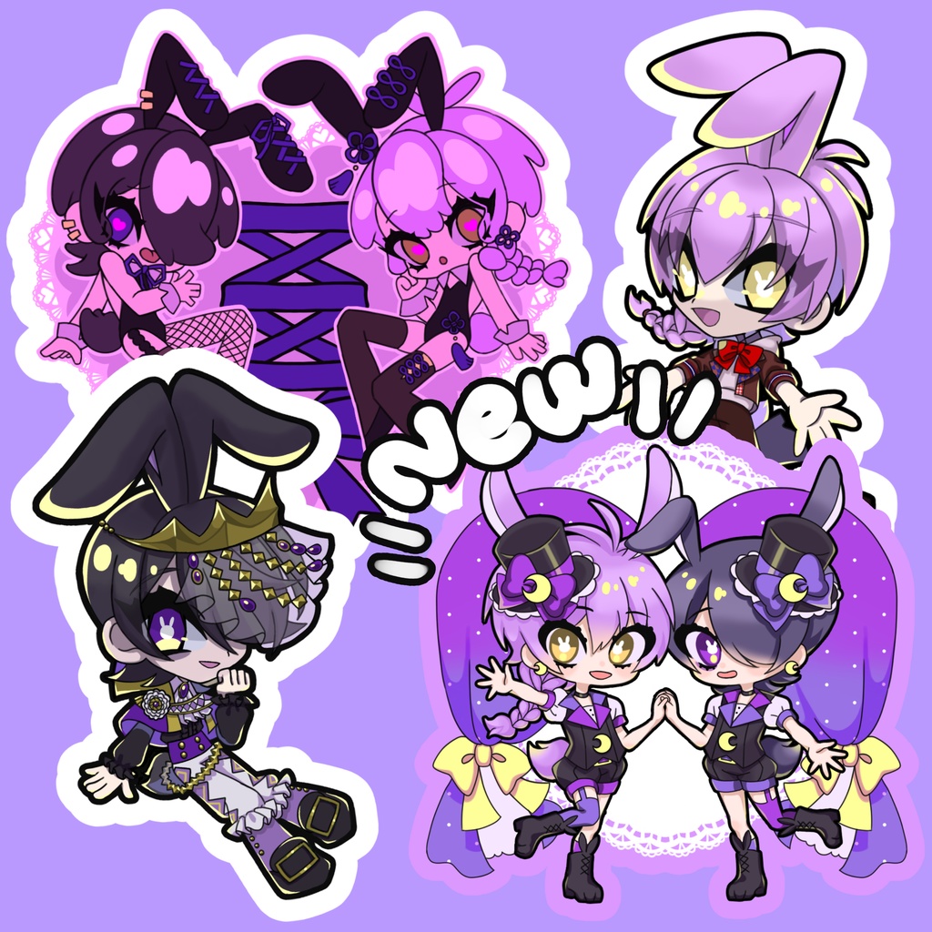 2月組ステッカーセット