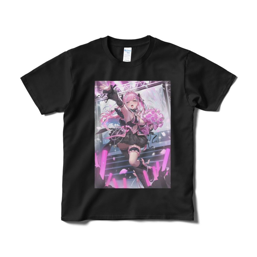 桜彗ふらち3周年記念 Tシャツ(黒)