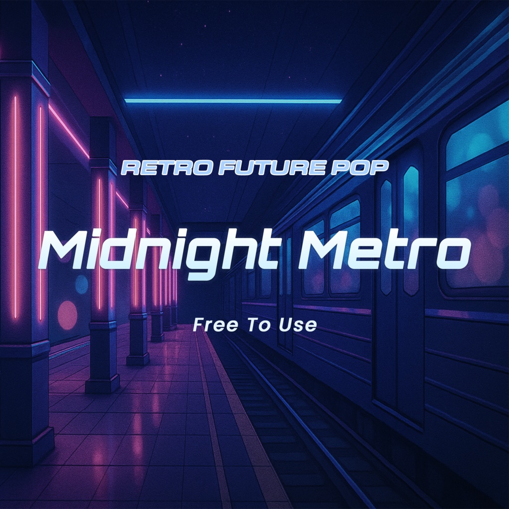 Midnight Metro|RETRO FUTURE POP(ネオン系配信BGM)【Free / Stream-safe】