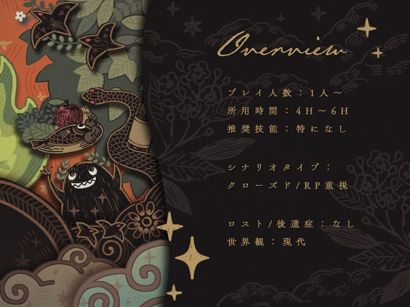 【CoCシナリオ】「メイフラワーの咲く森で」SPLL:E196204