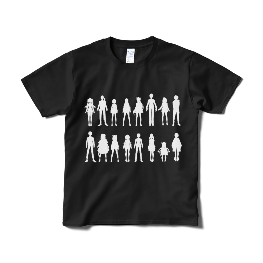 にじロンパシルエットTシャツ